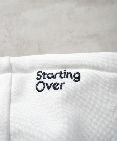 「Starting Over」 ジップアップパーカー L チャコールグレー メンズ_画像5