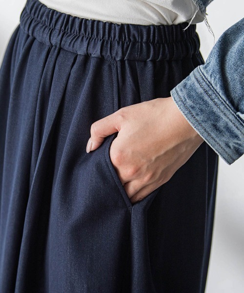 SIZE.38：イージーキュロットパンツ 手洗い可》イージーキュロットパンツ（ショート・ハーフパンツ