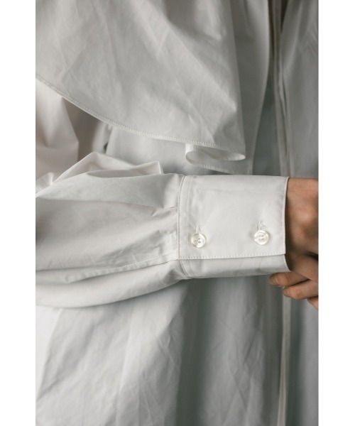 「STYLEMIXER」 長袖ブラウス FREE ネイビー レディース_画像6