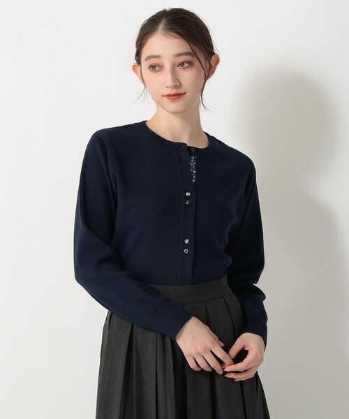 AfternoonTea×LIBERTY カーディガン Afternoon Tea（アフタヌーンティー） カーディガン 2ボタン