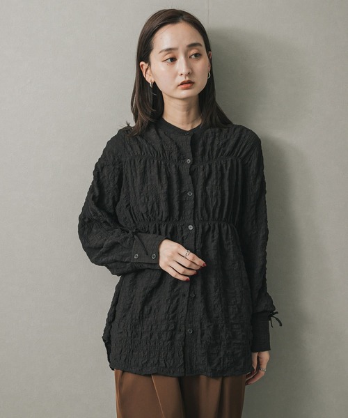 「SENSE OF PLACE by URBAN RESEARCH」 長袖ブラウス ONE アイボリー レディース_画像3