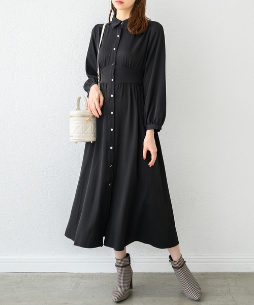 「MISCH MASCH」 長袖ワンピース S グレー レディース_画像3
