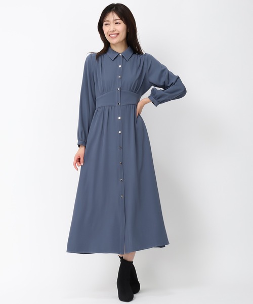 「MISCH MASCH」 長袖ワンピース S グレー レディース_画像7