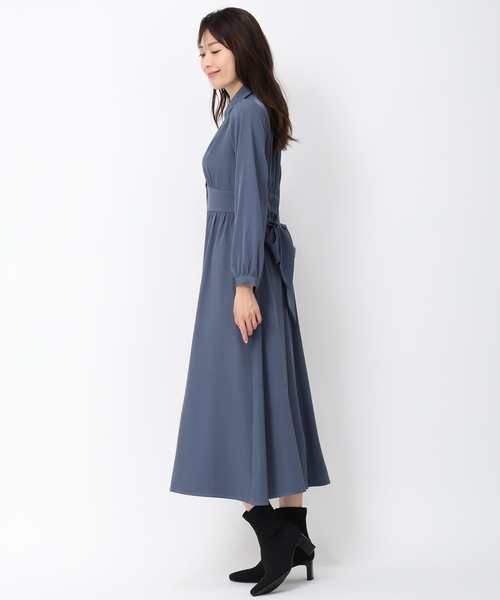 「MISCH MASCH」 長袖ワンピース S グレー レディース_画像9