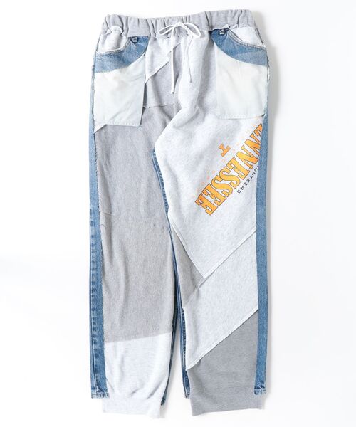 ジーンズ DISCOVERED ”newsed” Sweat x Denim Pants メンズの画像