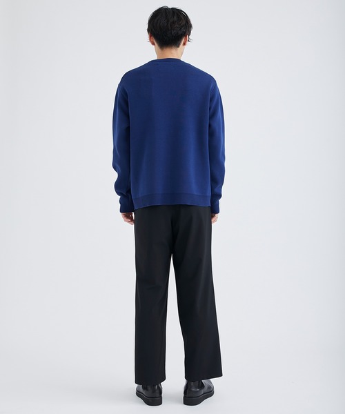 「CITY」 長袖ニット 2 ネイビー メンズ_画像5