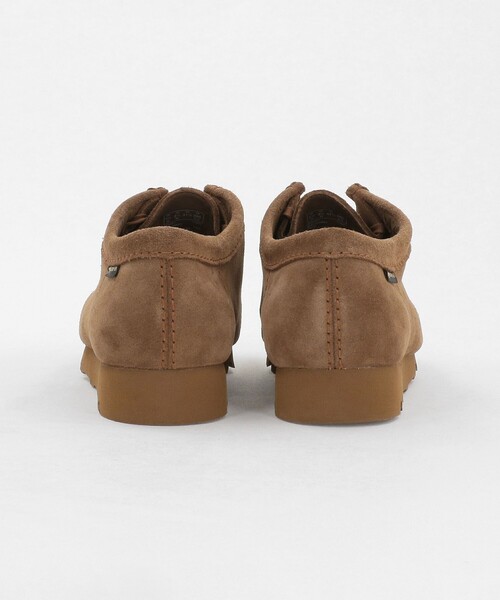 デッキシューズ 「Clarks Originals」Wallabee GTX ワラビー ゴアテックス ブラウン スエード シューズ メンズの画像