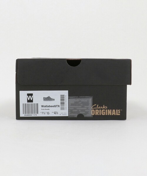 デッキシューズ 「Clarks Originals」Wallabee GTX ワラビー ゴアテックス ブラウン スエード シューズ メンズの画像