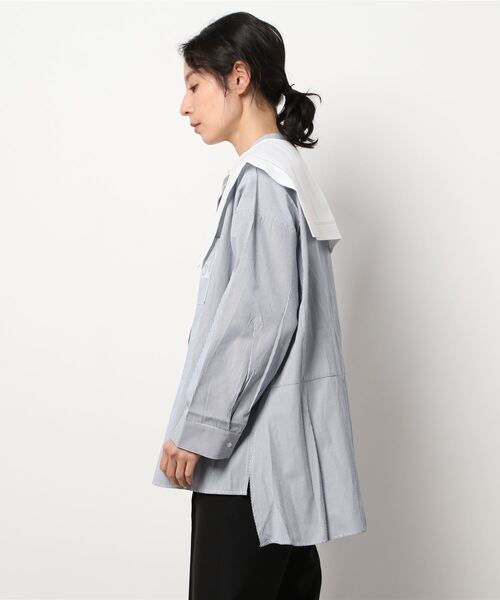 「JUMELLE」 長袖ブラウス FREE ブルー レディース_画像2