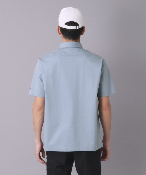 adabat（アダバット） ポロシャツ 半袖 「ADABAT NAVY」接触冷感/抗菌