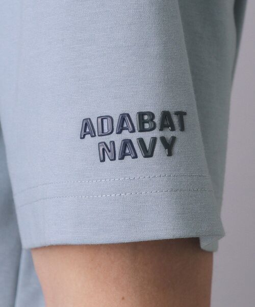 adabat（アダバット） ポロシャツ 半袖 「ADABAT NAVY」接触冷感/抗菌