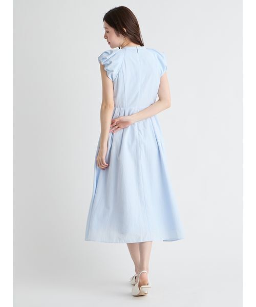 ❤️セルフォード❤️ 新品　今期　人気完売バルーンスリーブシャツワンピース CELFORD（セルフォード） ワンピース 「洗える」バルーンスリーブ