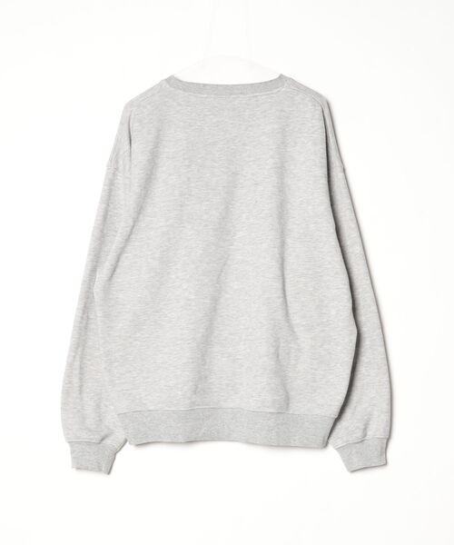 「ZIP FIVE」 スウェットカットソー「YALEコラボ」 LARGE グレー レディース_画像2