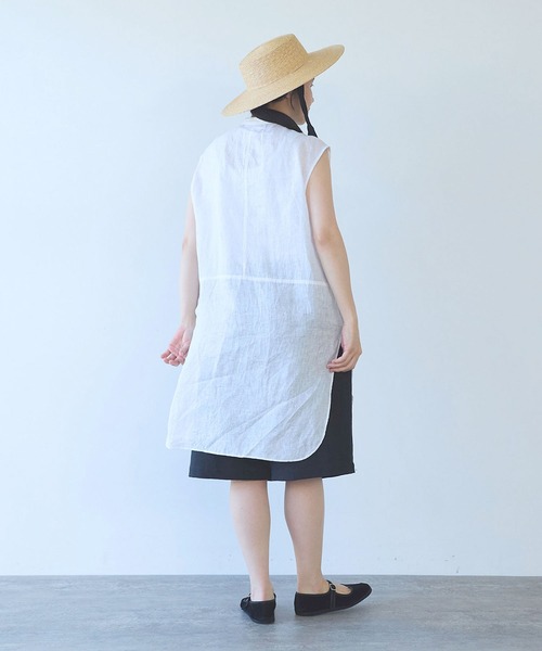 ハーフパンツ ワイドパンツ パンツ Linen Polyester gum tack half pants レディースの画像