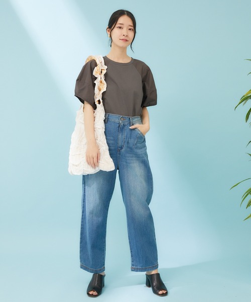 「KATHARINE ROSS」 「Cloche」半袖Tシャツ MEDIUM ブラック レディース_画像2