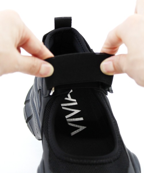 「VIVIAN」 ローカットスニーカー M シルバー レディース_画像9