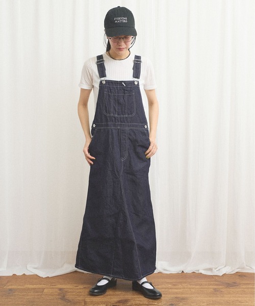 フィグロンドン　ワンピース fig London（フィグロンドン） ワンピース C/L DENIM jumper skirt