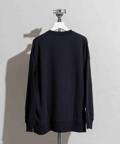 「MAISON SPECIAL」 スウェットカットソー 1 ブラック メンズの画像