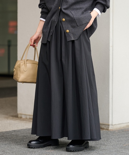 「JOURNAL STANDARD relume」 フレアスカート 38 アイボリー レディースの画像