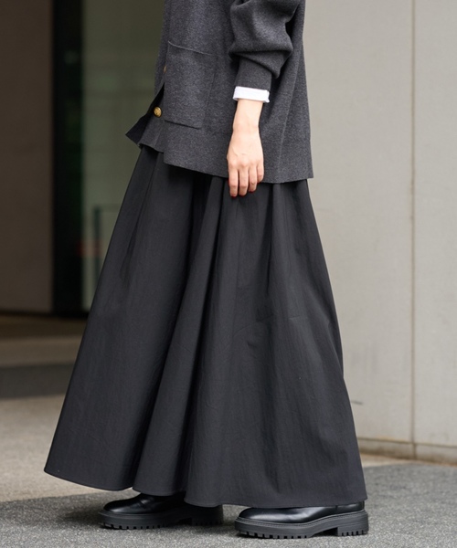 「JOURNAL STANDARD relume」 フレアスカート 38 アイボリー レディースの画像
