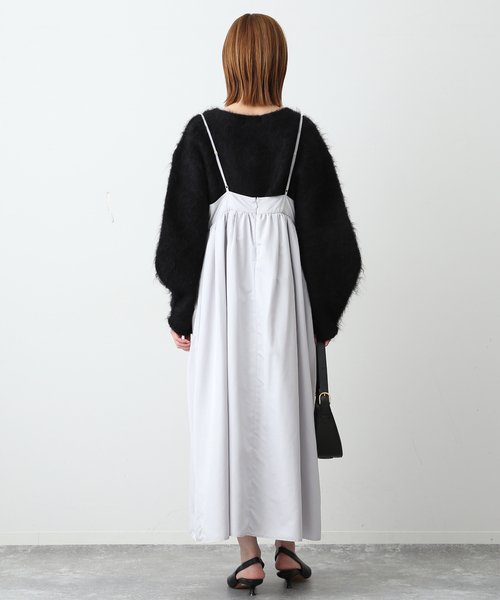 SLOBE IENA（スローブイエナ） キャミソールワンピース 36 ブラック