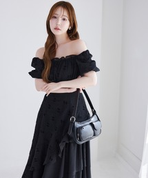 one after another NICE CLAUP ワンピース イレヘムティアードロング