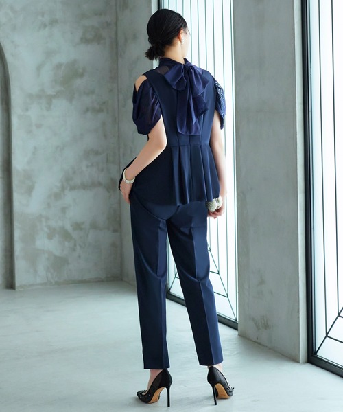 「RUIRUE BOUTIQUE」 セットアップ S ブルー レディースの画像
