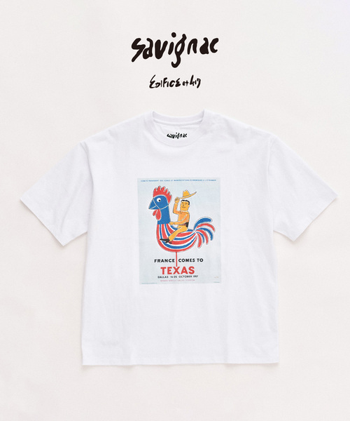 417 EDIFICE（フォーワンセブンエディフィス） tシャツ SAVIGNAC×417