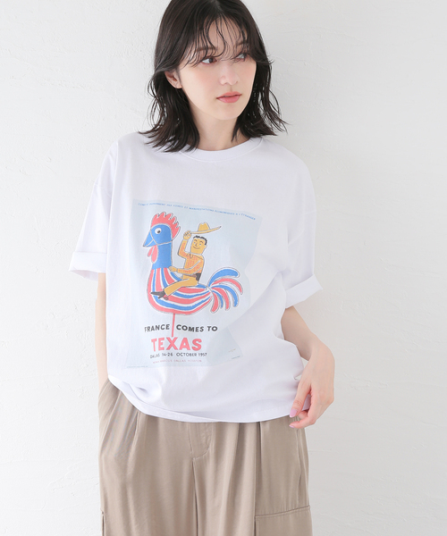417 EDIFICE（フォーワンセブンエディフィス） tシャツ SAVIGNAC×417