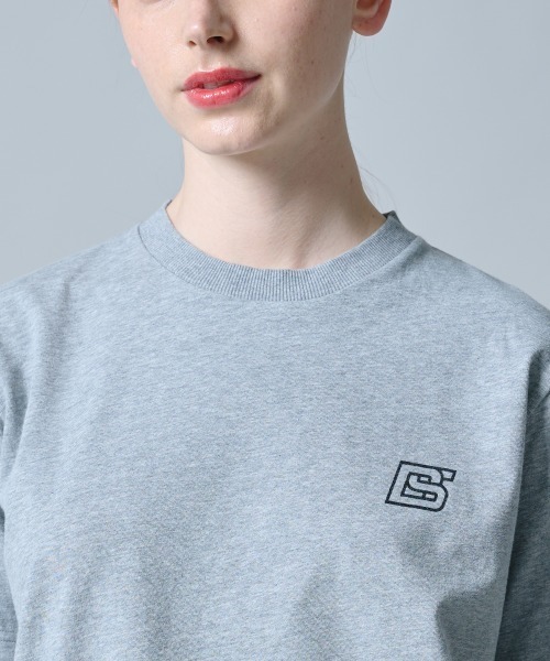 Double RL フットボール グレー 長袖 ロゴ Tシャツ ヴィンテージ DOUBLE STANDARD CLOTHING（ダブルスタンダードクロージング） tシャツ