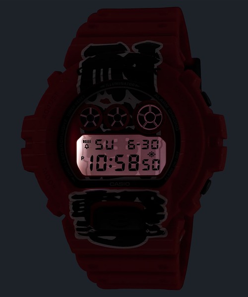 腕時計 G-SHOCK/ジーショック 腕時計 ”赤提灯” DW-6900AKA-4JR 時計 メンズ レディースの画像