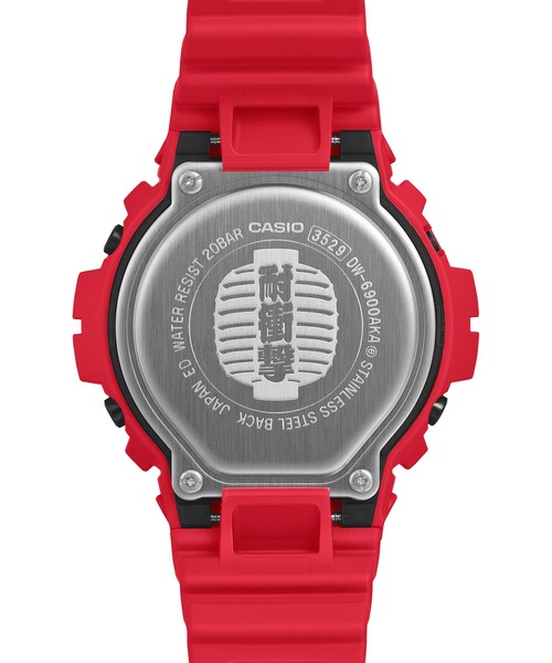 腕時計 G-SHOCK/ジーショック 腕時計 ”赤提灯” DW-6900AKA-4JR 時計 メンズ レディースの画像