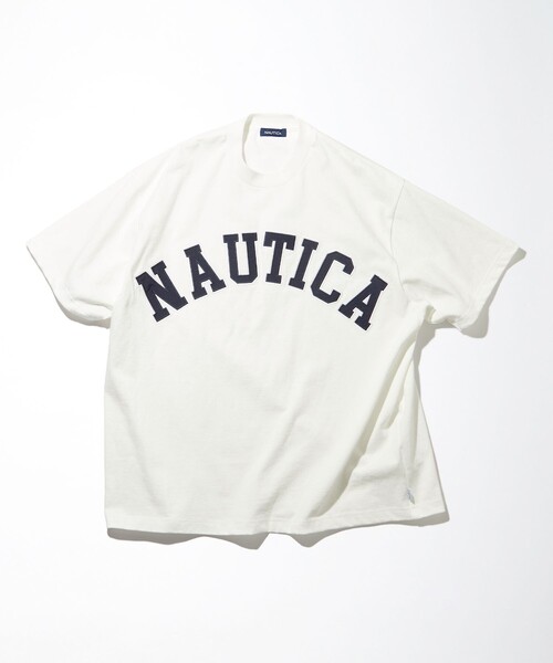 「NAUTICA」 半袖Tシャツ X-LARGE ネイビー メンズ_画像3