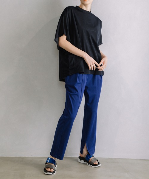 「MARECHAL TERRE」 半袖カットソー MEDIUM ネイビー レディース_画像5