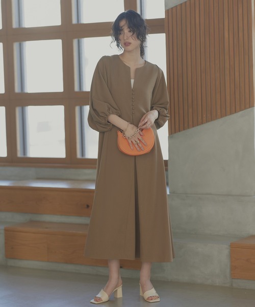 「RUIRUE BOUTIQUE」 コンビワンピース M ブラック レディース_画像4