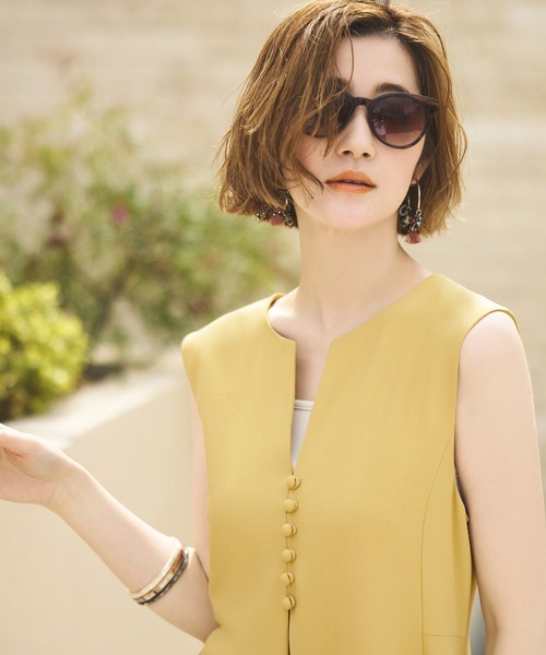 「RUIRUE BOUTIQUE」 コンビワンピース M ブラック レディース_画像9