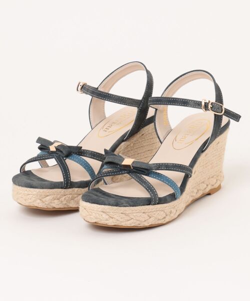 シュープラザ（SHOEPLAZA） サンダル 夏 「maaRu」ウェッジソール