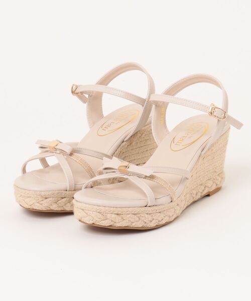 シュープラザ（SHOEPLAZA） サンダル 「maaRu」ウェッジソールサンダル