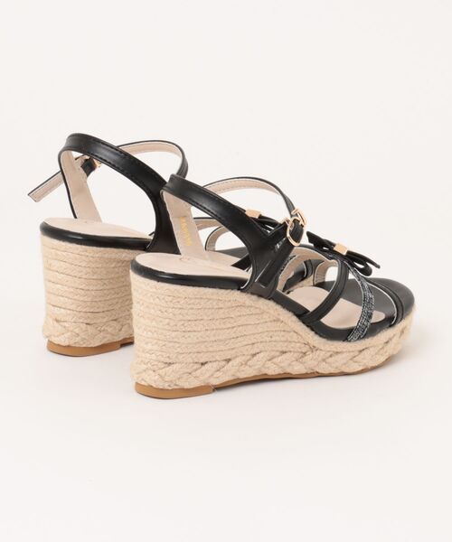 MARW スクエア ウエッジソール サンダル シュープラザ（SHOEPLAZA） サンダル 「maaRu」ウェッジソールサンダル