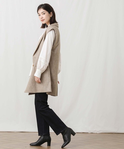 「Gready Brilliant」 「Aude F」長袖ブラウス 38 アイボリー レディース_画像4