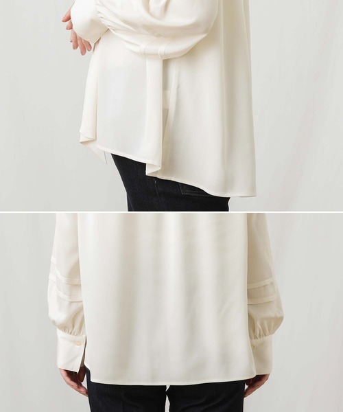 「Gready Brilliant」 「Aude F」長袖ブラウス 38 アイボリー レディース_画像8