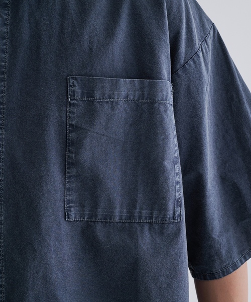 「epnok」 半袖シャツ LARGE インディゴブルー メンズ_画像8