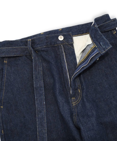 ジーンズ 「YOKO SAKAMOTO」 BELTED TROUSERS メンズ レディースの画像