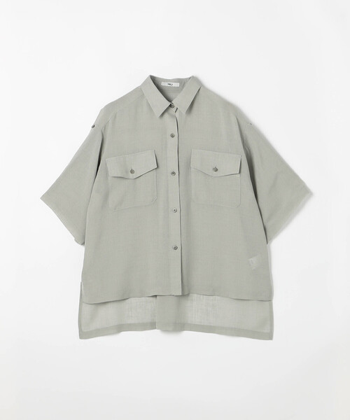 COMME CA（コムサ） リネンシャツ ブラウス シャツ 夏 「セットアップ