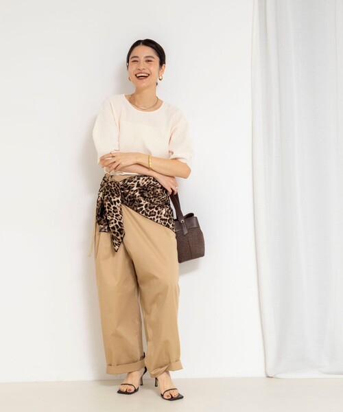 「Rie Miller」 パンツ 38 ベージュ レディース_画像2