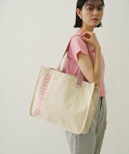 「MILKFED.」 トートバッグ ONE SIZE ブラック レディース_画像3