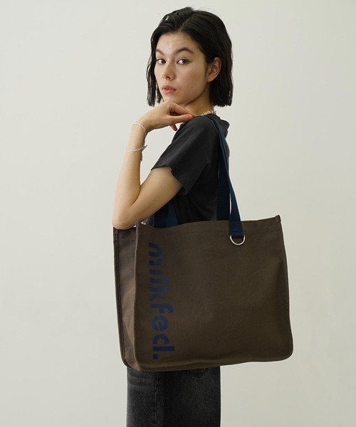 「MILKFED.」 トートバッグ ONE SIZE ブラック レディース_画像7