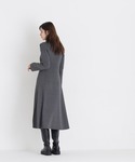 ワンピース スキッパーニットワンピースの詳細画像5