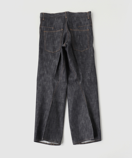 NVRFRGT（ネヴァーフォーゲット） ジーンズ 3D TWISTED WIDE LEG JEANS