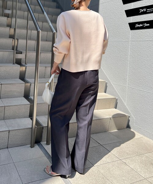 「NOLLEY'S」 ニットカーディガン 38 チャコールグレー レディース_画像8
